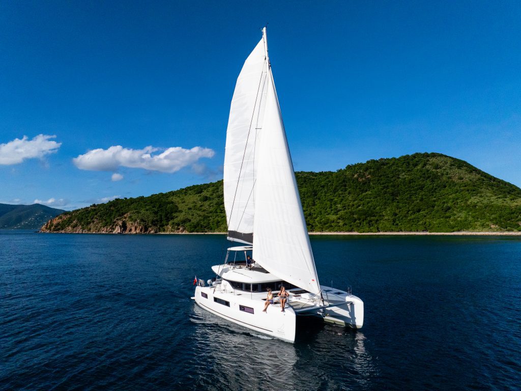 SLINKY MALINKI, a 2025 Lagoon 51 available for charter in the British Virgin Islands.