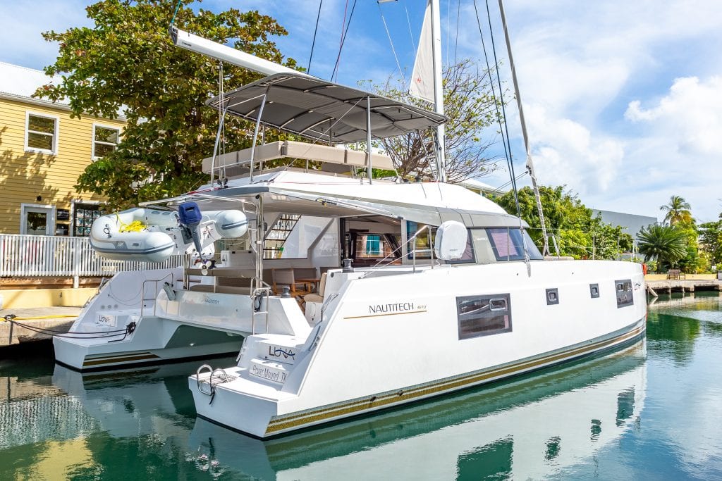 LUNA, a 2020 Nautitech 46 Fly available for charter in the British Virgin Islands.