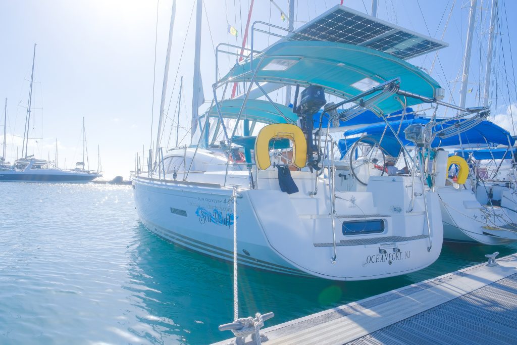 SEA WOLF, a 2016 Sun Odyssey 44 DS available for charter in St. Vincent and the Grenadines.