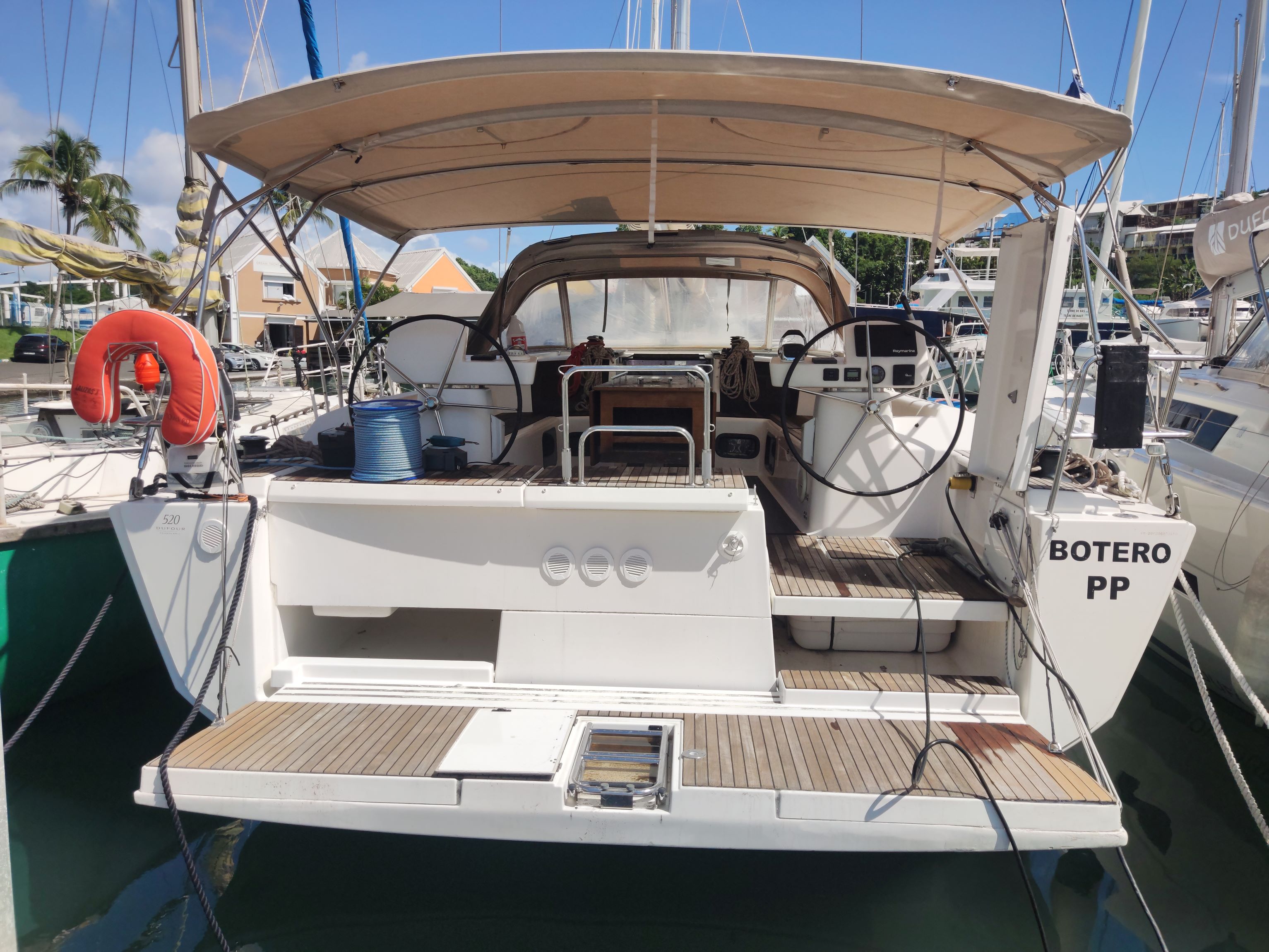 BOTERO, a 2019 Dufour 520 GL available for charter in Antigua and Barbuda.