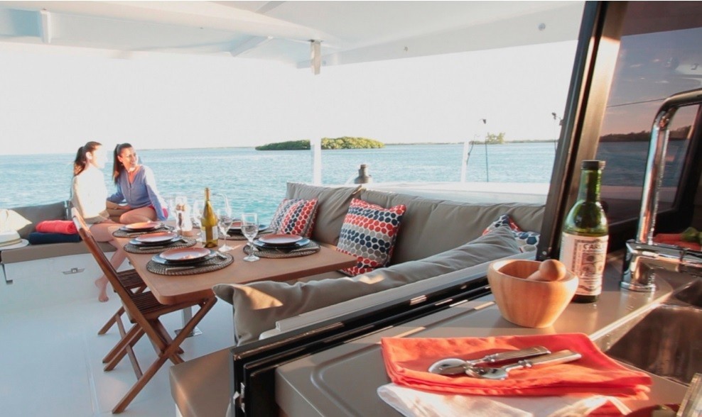 COWBOY CAT, 2019 Fountaine Pajot Lucia 40, Exuma Bahamas