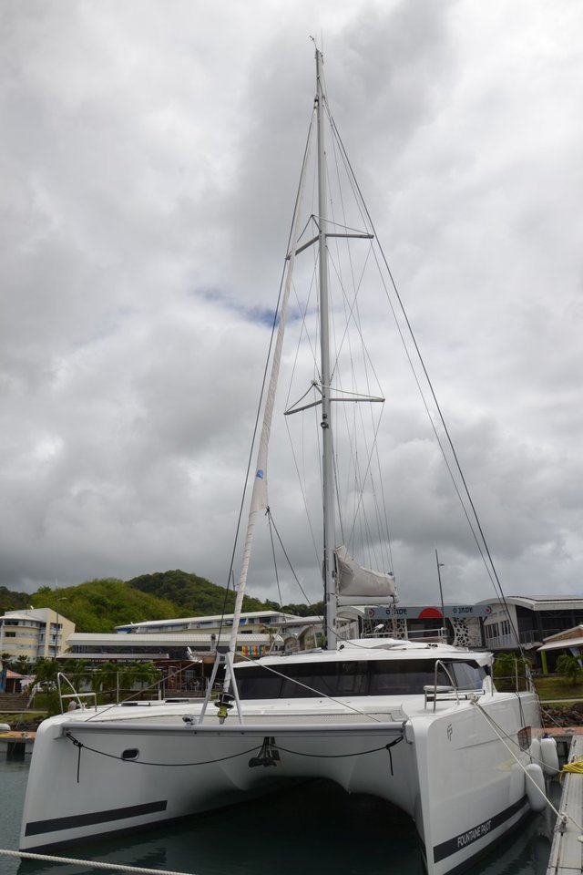 PENFRET, a 2018 Fountaine Pajot Saona 47 Quintet available for charter in St. Martin, Anguilla & St. Barts.
