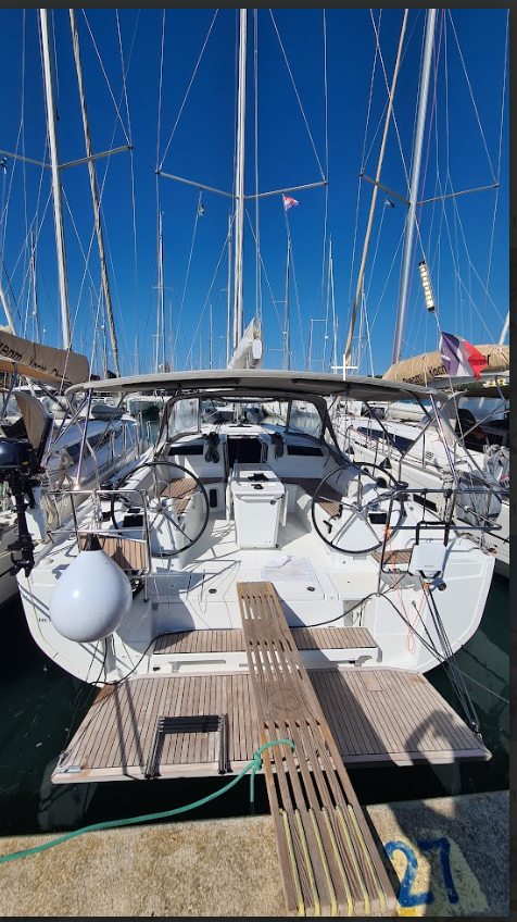 NUVOLA, a 2023 Oceanis 40.1 available for charter in Greece.