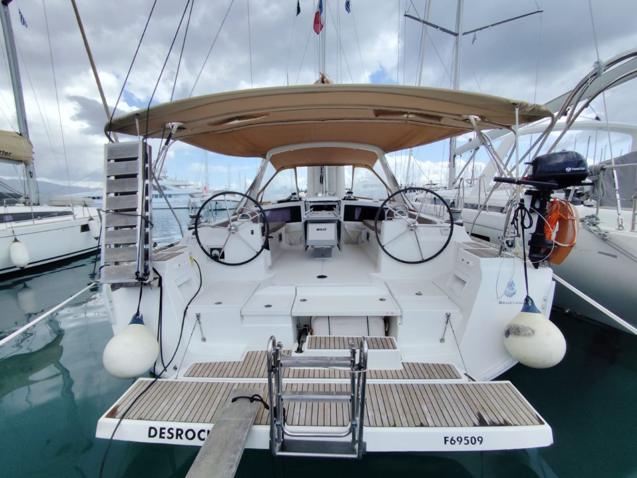 DESROCHES, a 2018 Oceanis 48 available for charter in Greece.