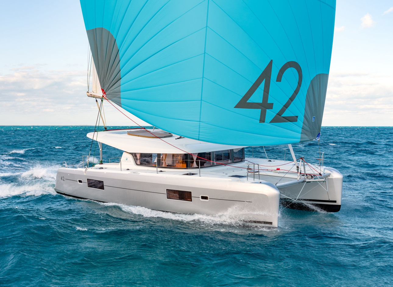 LUCE NERA, a 2026 Lagoon 42 available for charter in Croatia.