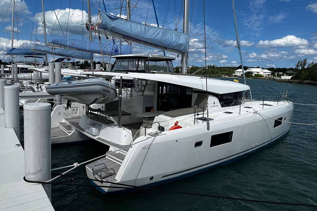 2019 Lagoon 42 'BELIGHT', available for bareboat charter in British Virgin Islands