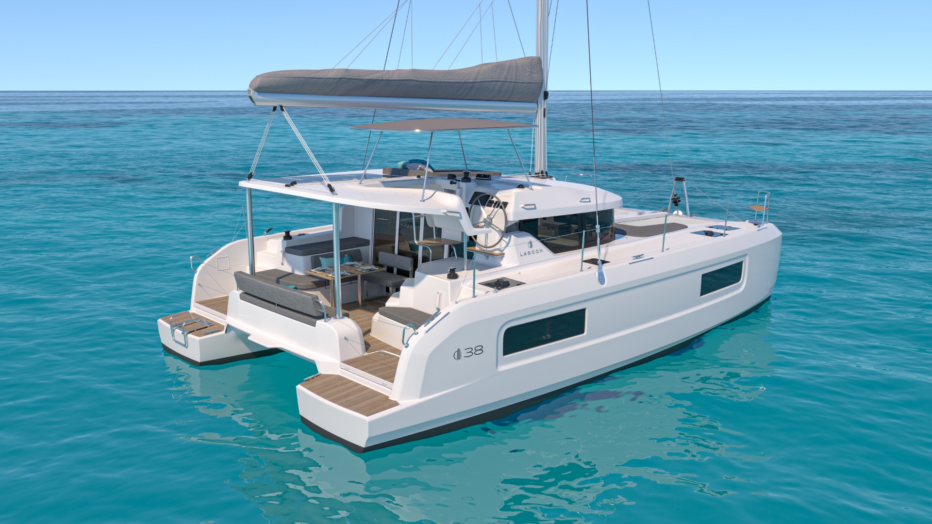 GASPARD, a 2026 Lagoon 38 available for charter in St. Vincent and the Grenadines.