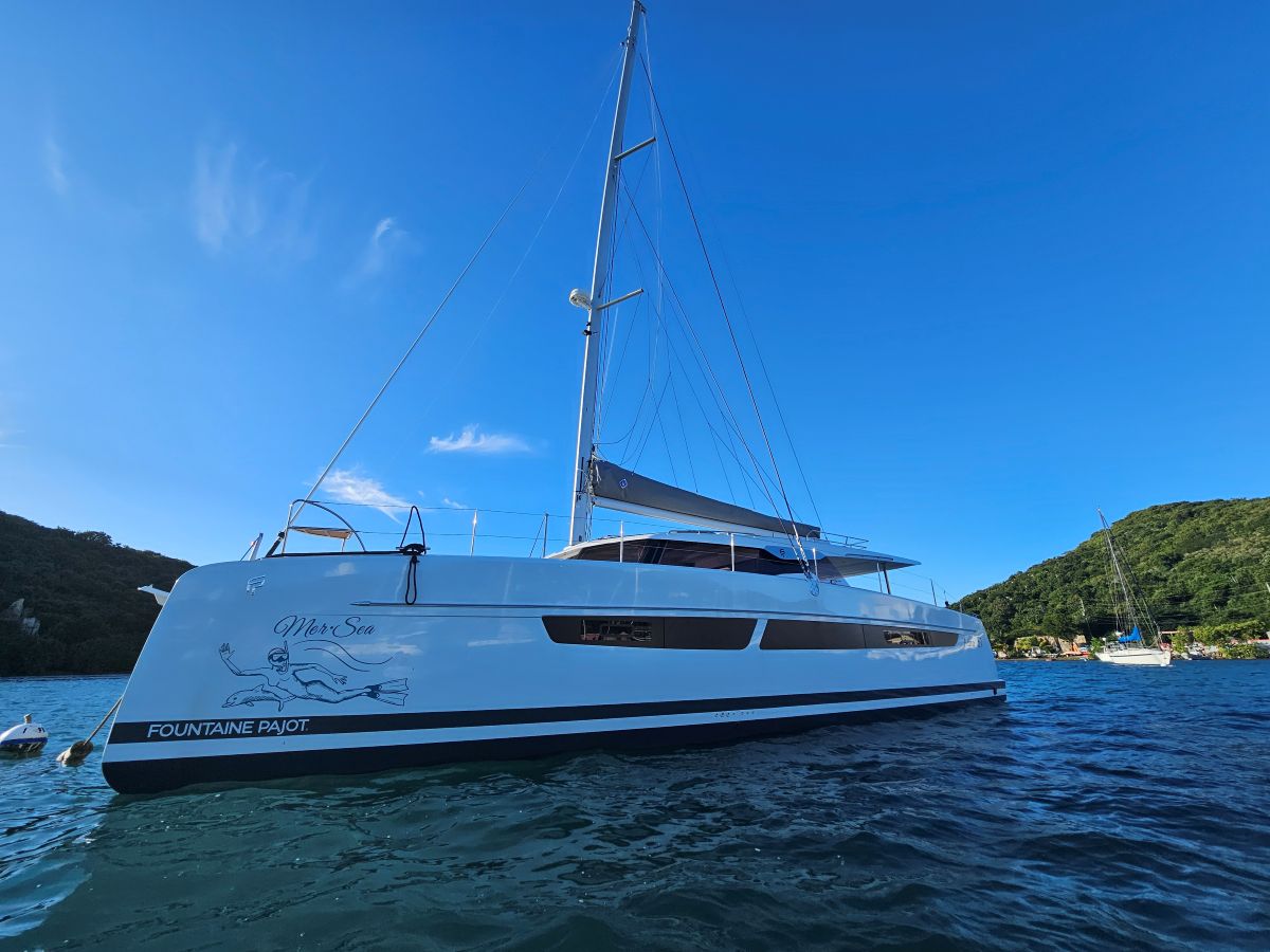 MER SEA, a 2025 Fountaine Pajot Aura 51 available for charter in the US Virgin Islands.
