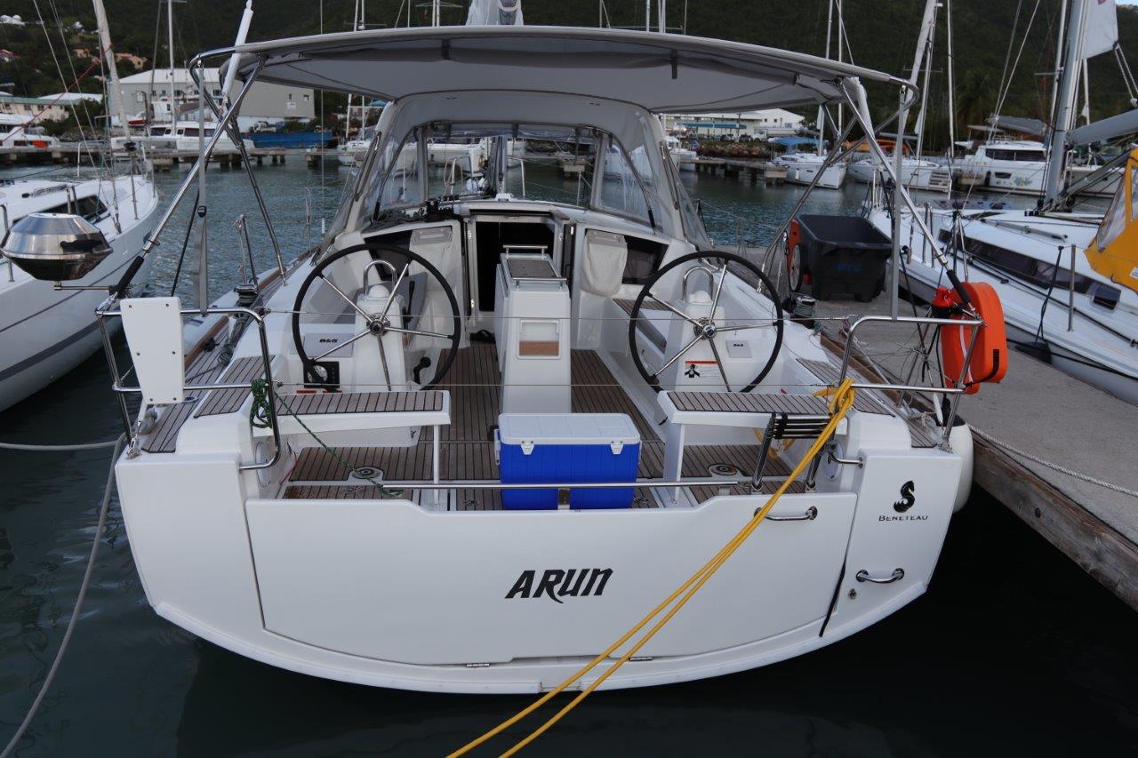 ARUN, a 2020 Oceanis 38.1 available for charter in the British Virgin Islands.