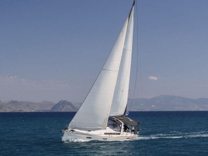 STELLA, a 2015 Oceanis 45 available for charter in Greece.