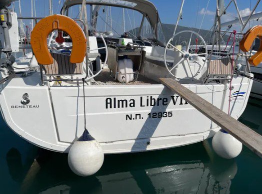 ALMA LIBRE VII, a 2021 Oceanis 40.1 available for charter in Greece.