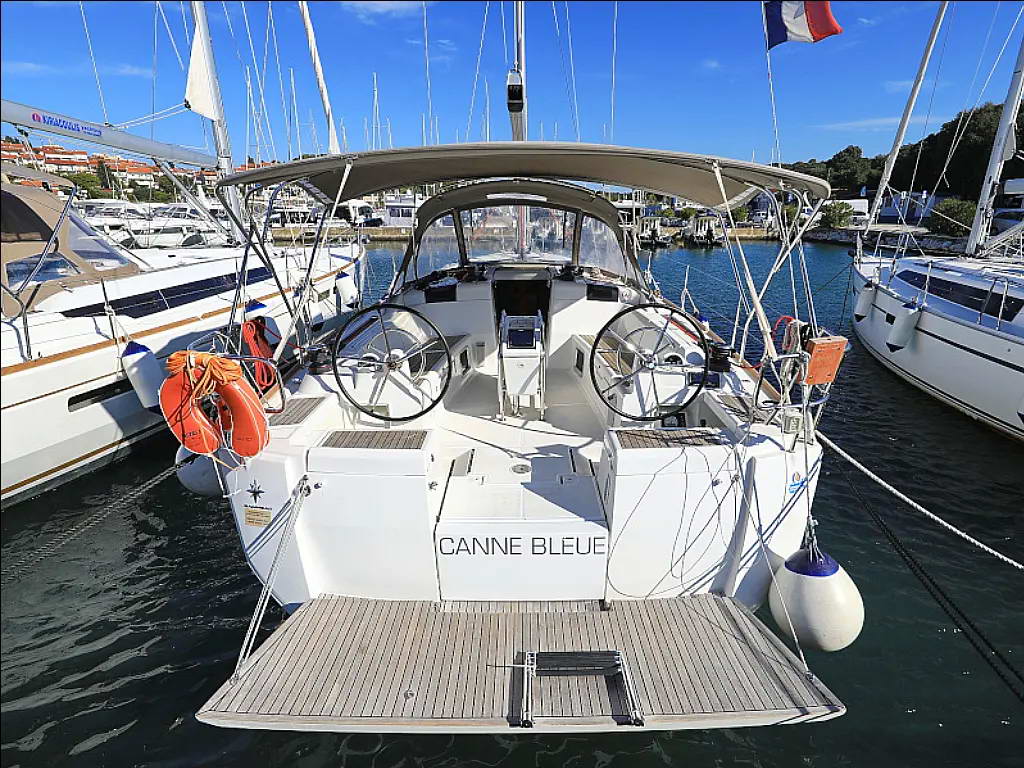 2016 Sun Odyssey 449 'CANNE BLEUE', available for bareboat charter in Greece