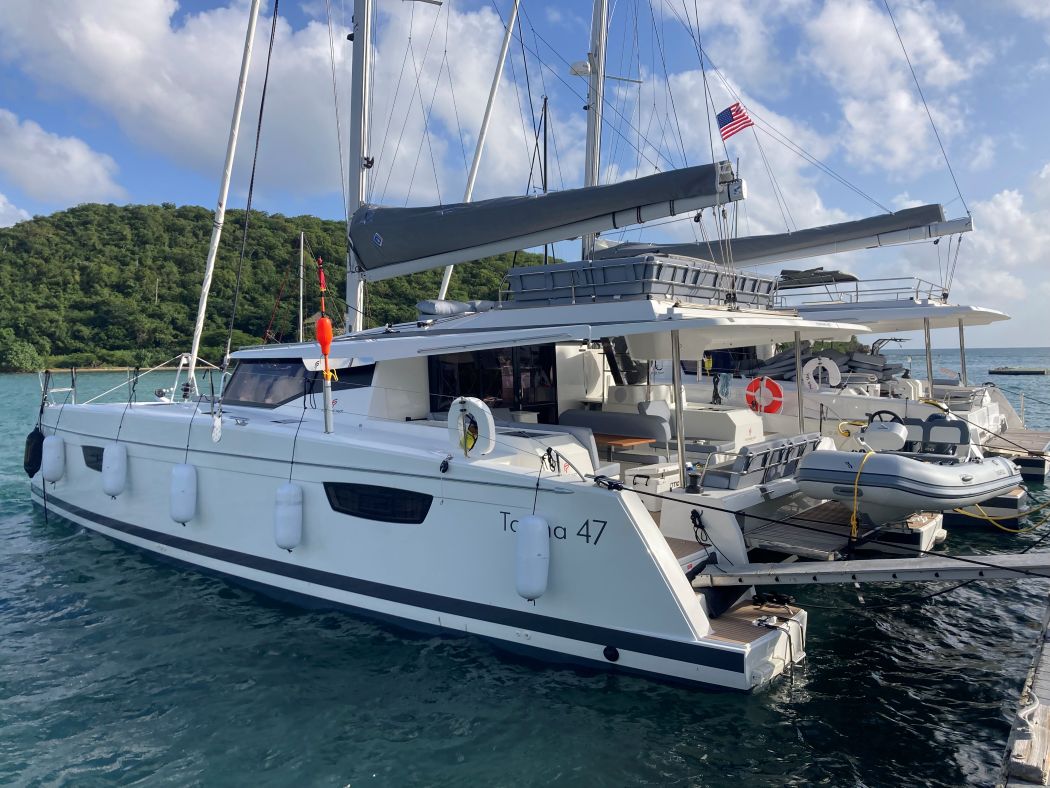 2025 Fountaine Pajot Tanna 47 Maestro 'AQUAPHORIA', available for bareboat charter in US Virgin Islands
