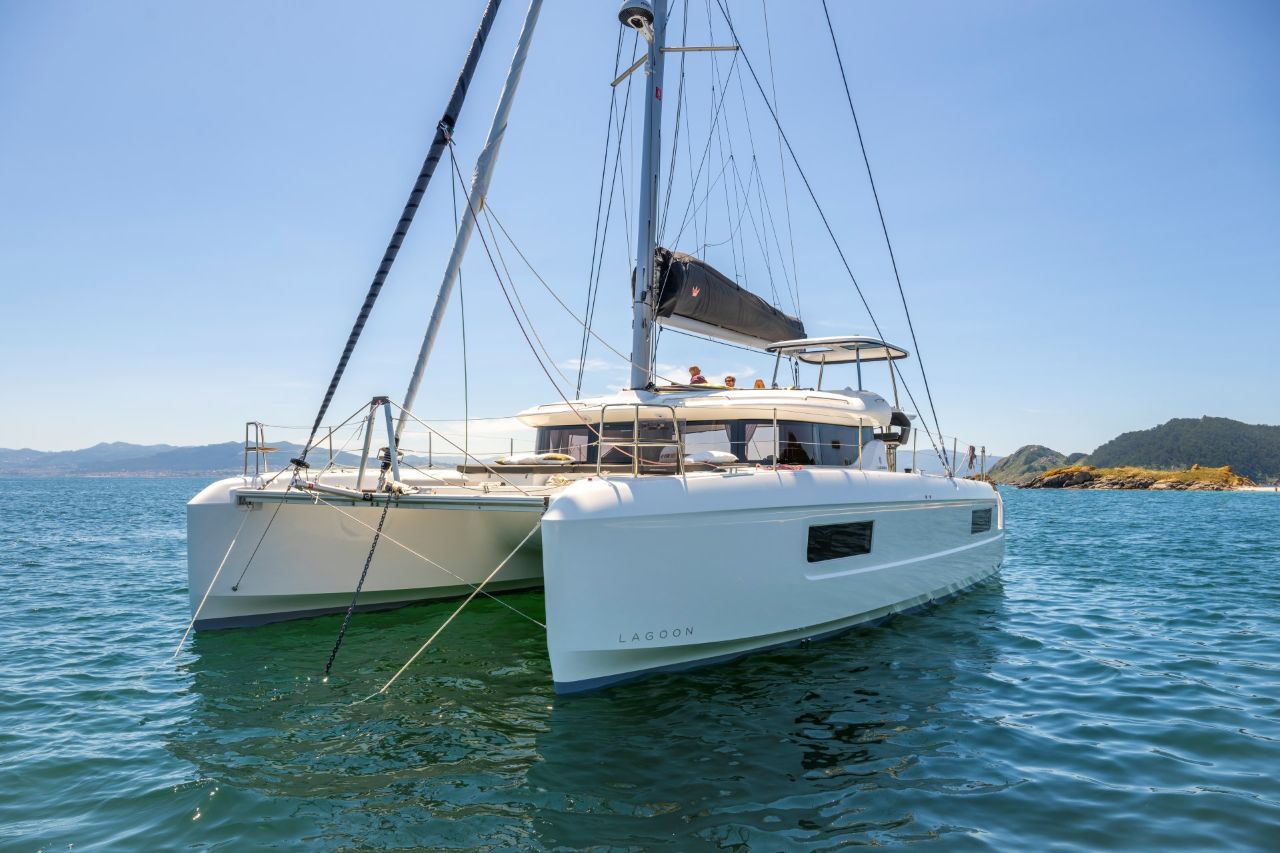 SKY CAT, a 2026 Lagoon 43 available for charter in the British Virgin Islands.