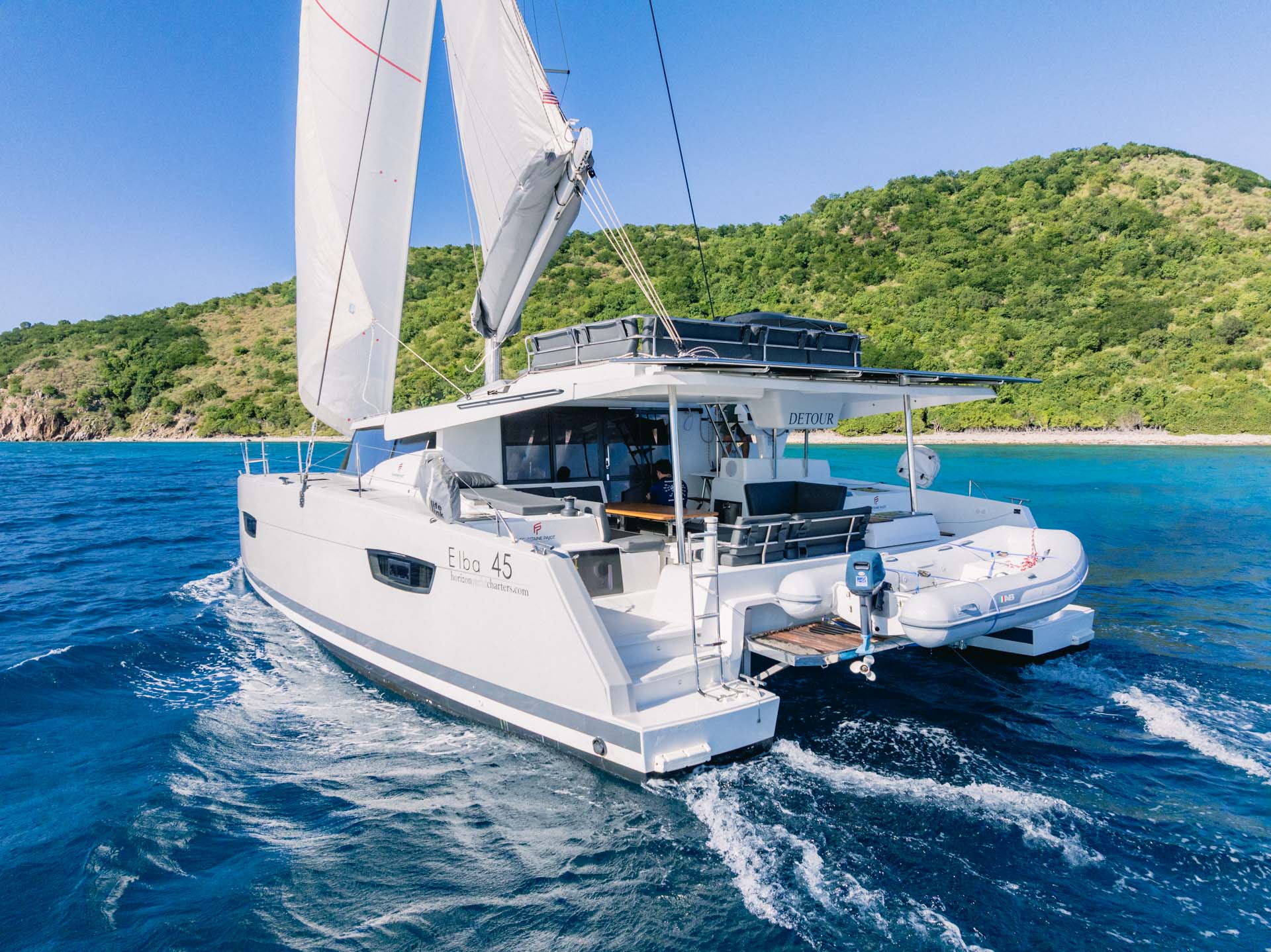 DETOUR, 2022 Fountaine Pajot Elba 45, British Virgin Islands
