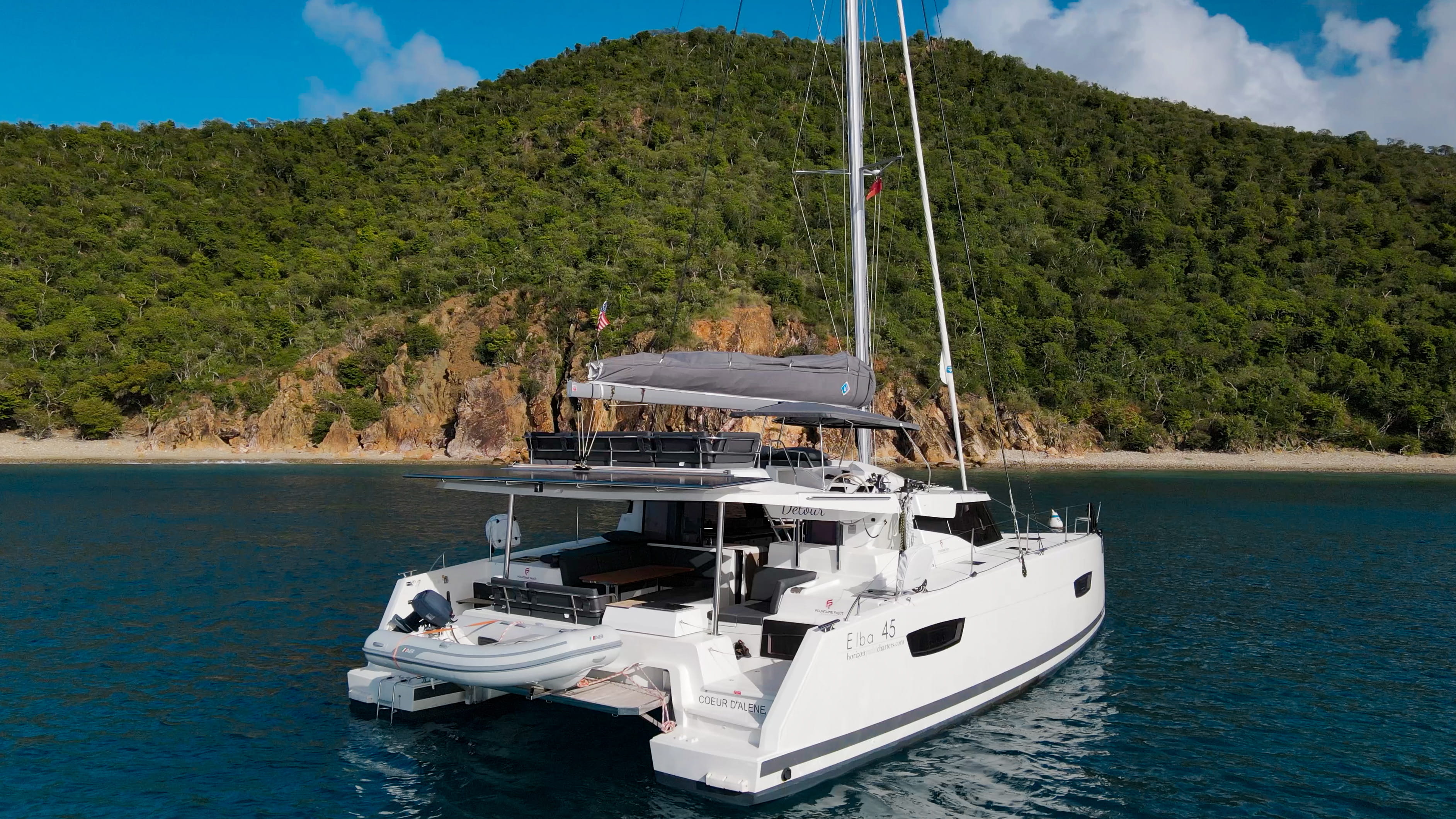 DETOUR, 2022 Fountaine Pajot Elba 45, British Virgin Islands