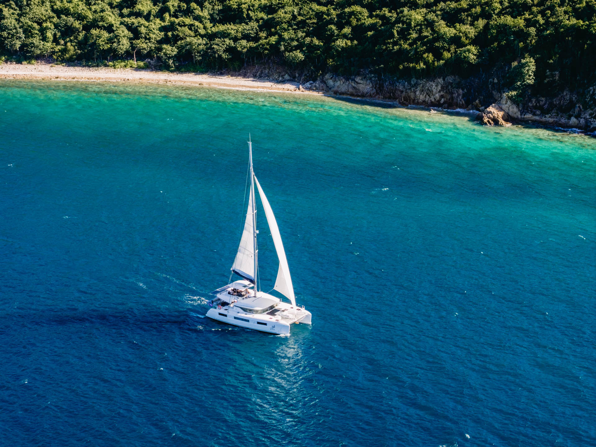 2023 Lagoon 50 'ECHO', available for bareboat charter in British Virgin Islands