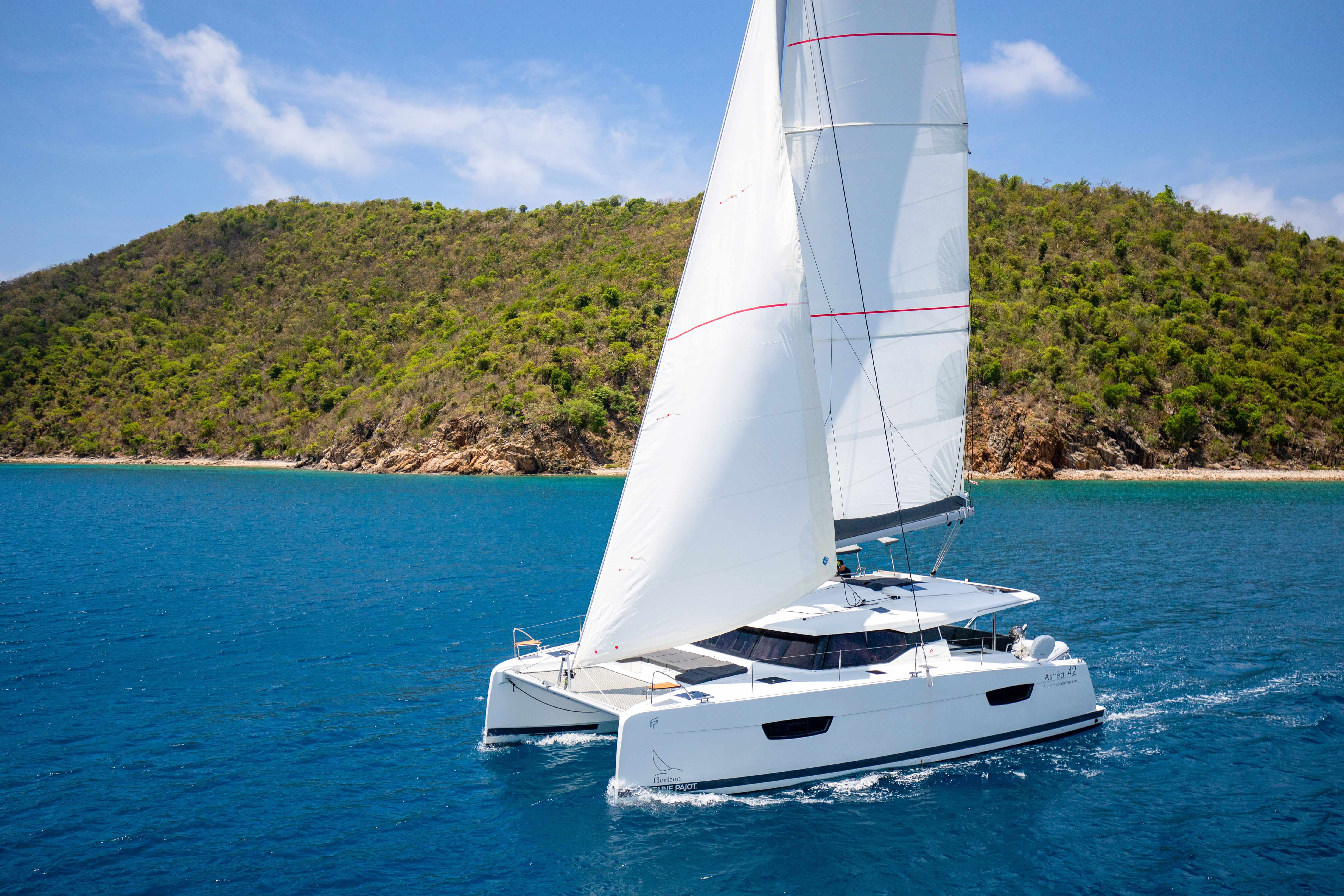 PEGASUS, a 2022 Fountaine Pajot Astrea 42 available for charter in the British Virgin Islands.