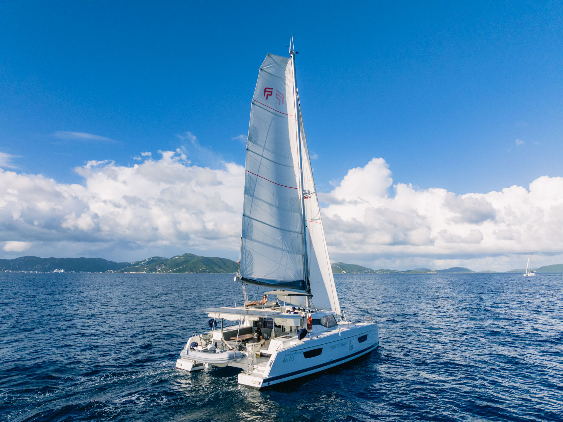 PIZZA MY HEART, 2023 Fountaine Pajot Isla 40, British Virgin Islands