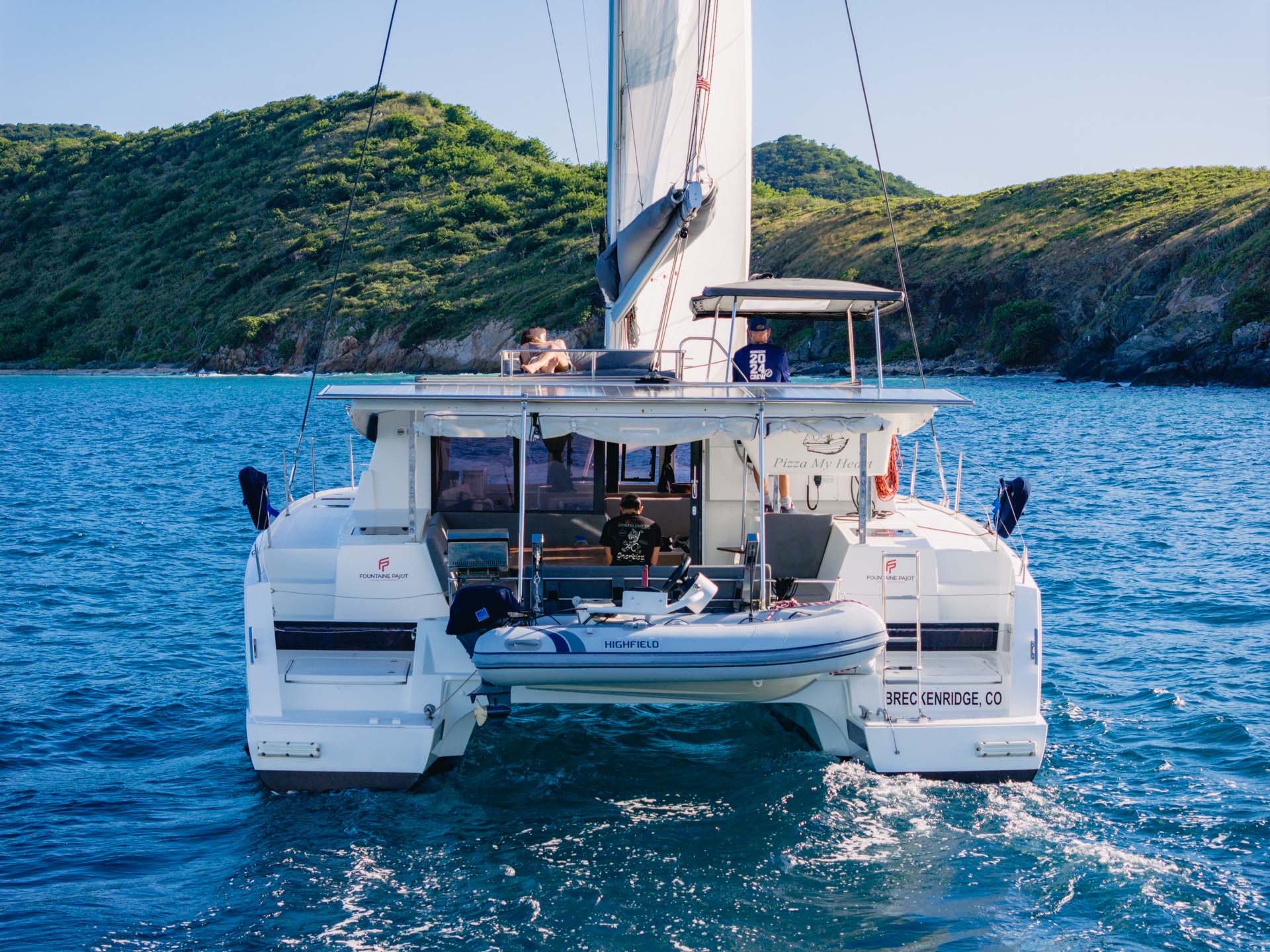 PIZZA MY HEART, 2023 Fountaine Pajot Isla 40, British Virgin Islands