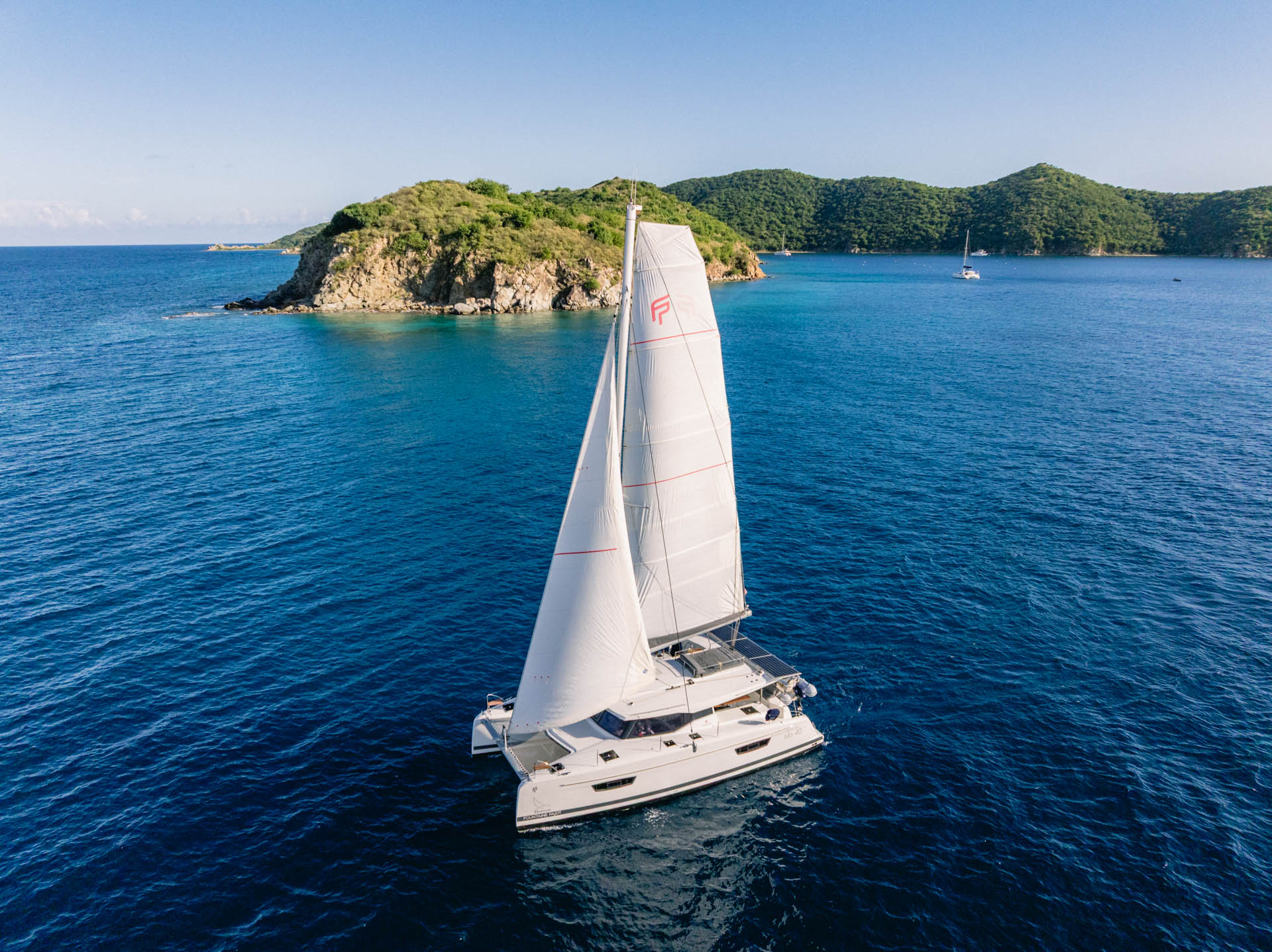 PIZZA MY HEART, a 2023 Fountaine Pajot Isla 40 available for charter in the British Virgin Islands.