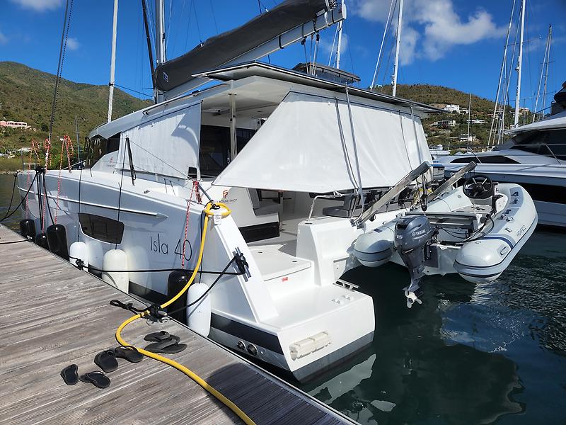 PIZZA MY HEART, 2023 Fountaine Pajot Isla 40, British Virgin Islands
