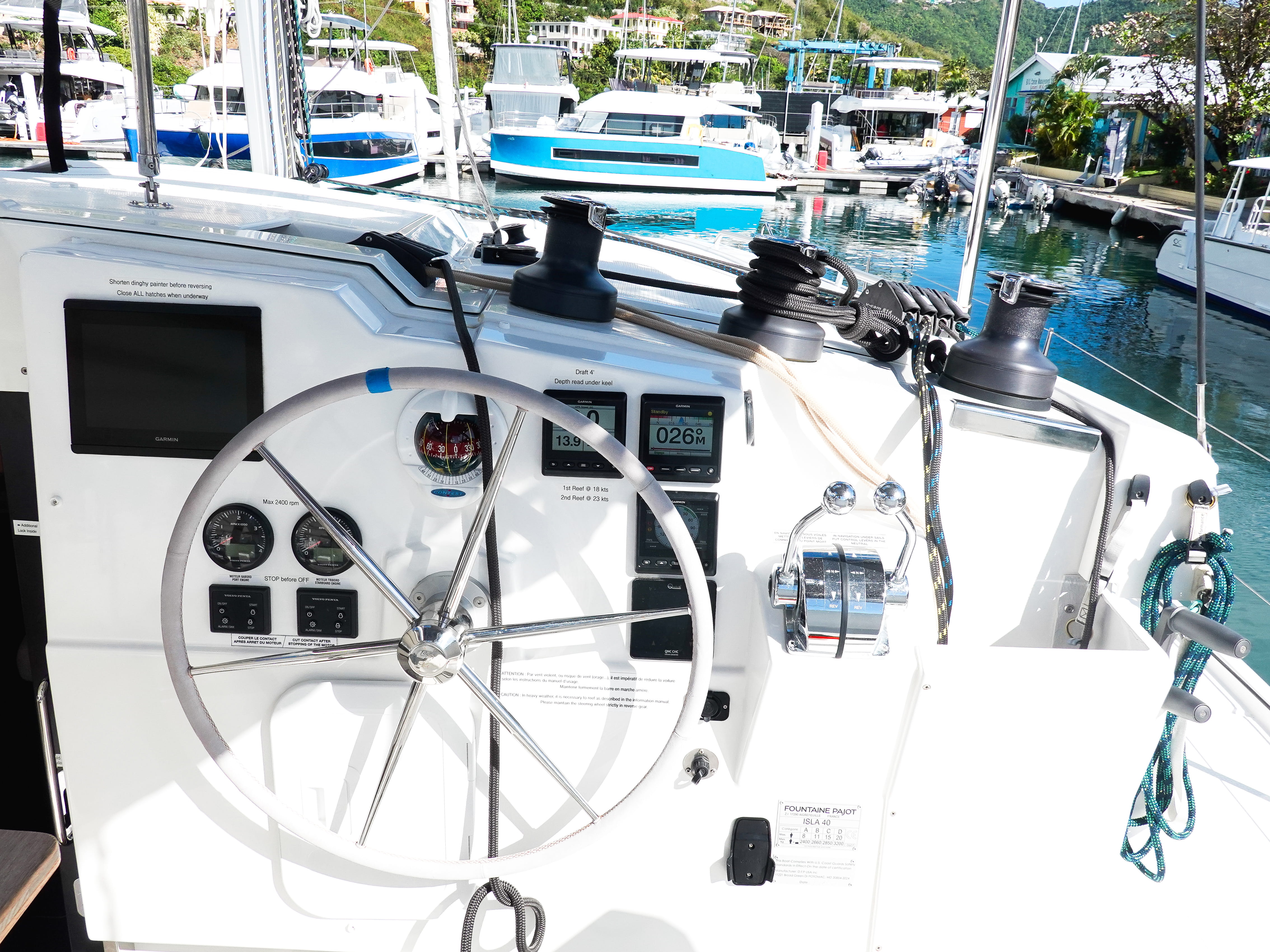 PIZZA MY HEART, 2023 Fountaine Pajot Isla 40, British Virgin Islands