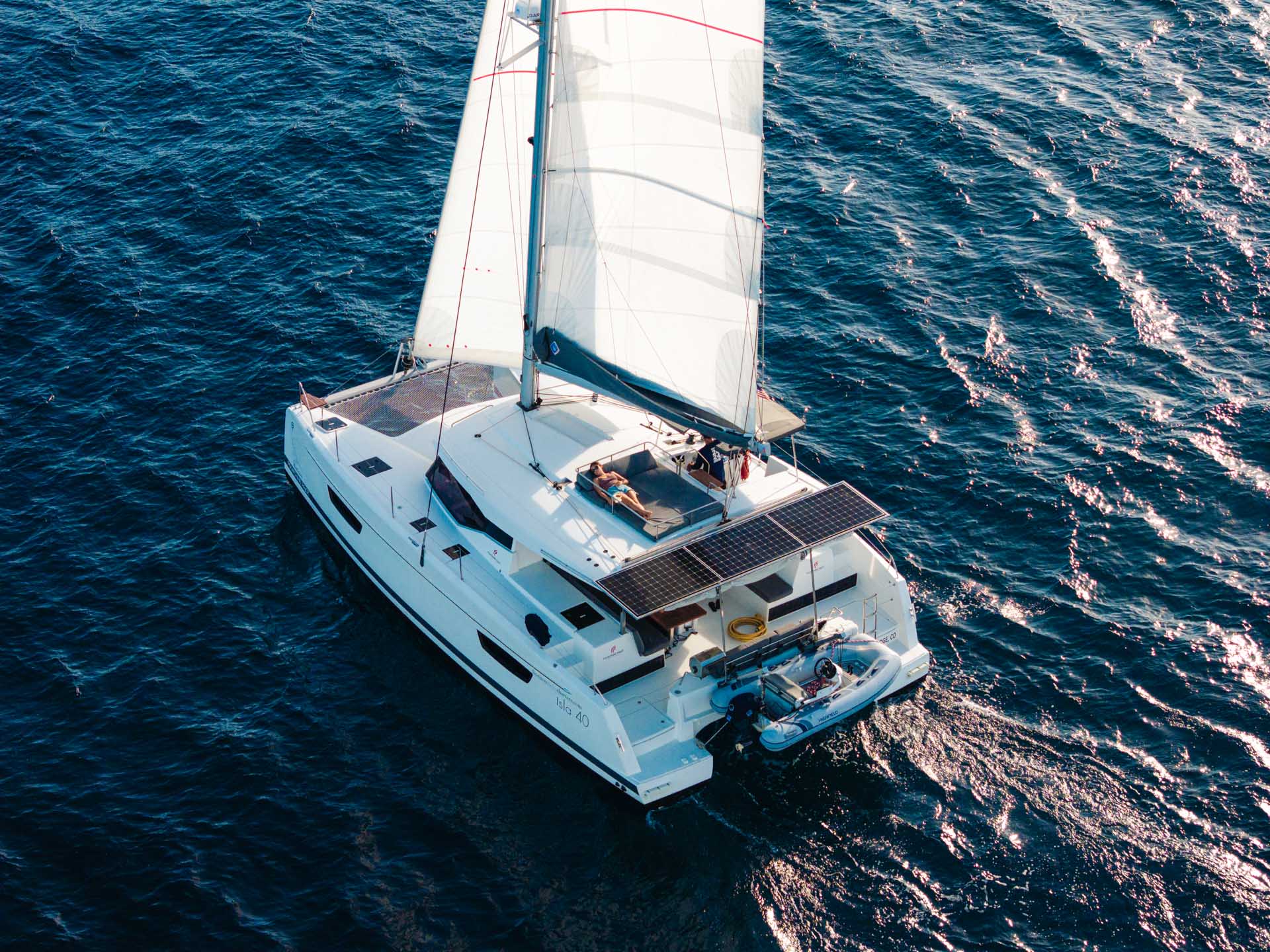 PIZZA MY HEART, 2023 Fountaine Pajot Isla 40, British Virgin Islands
