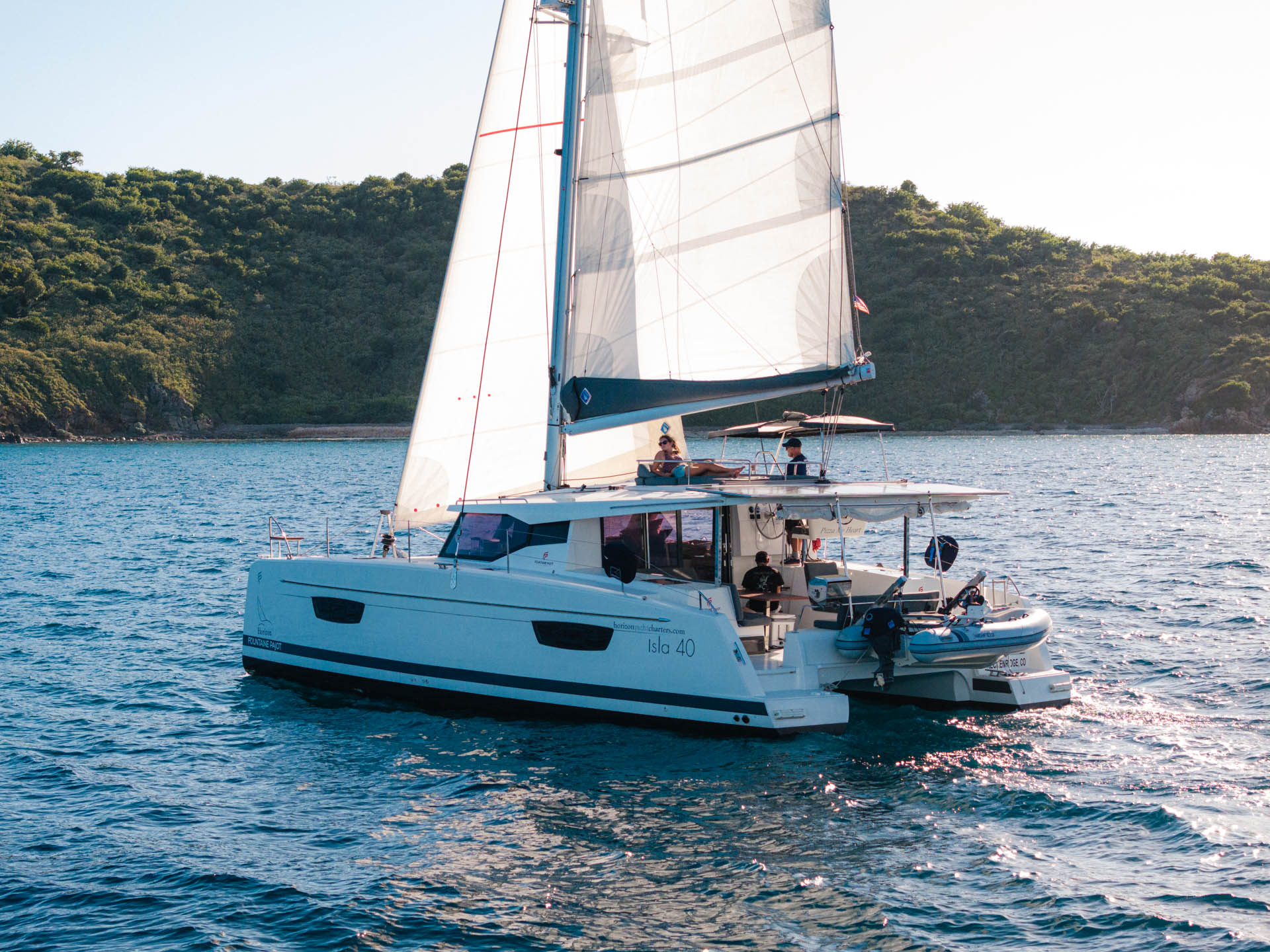 PIZZA MY HEART, 2023 Fountaine Pajot Isla 40, British Virgin Islands