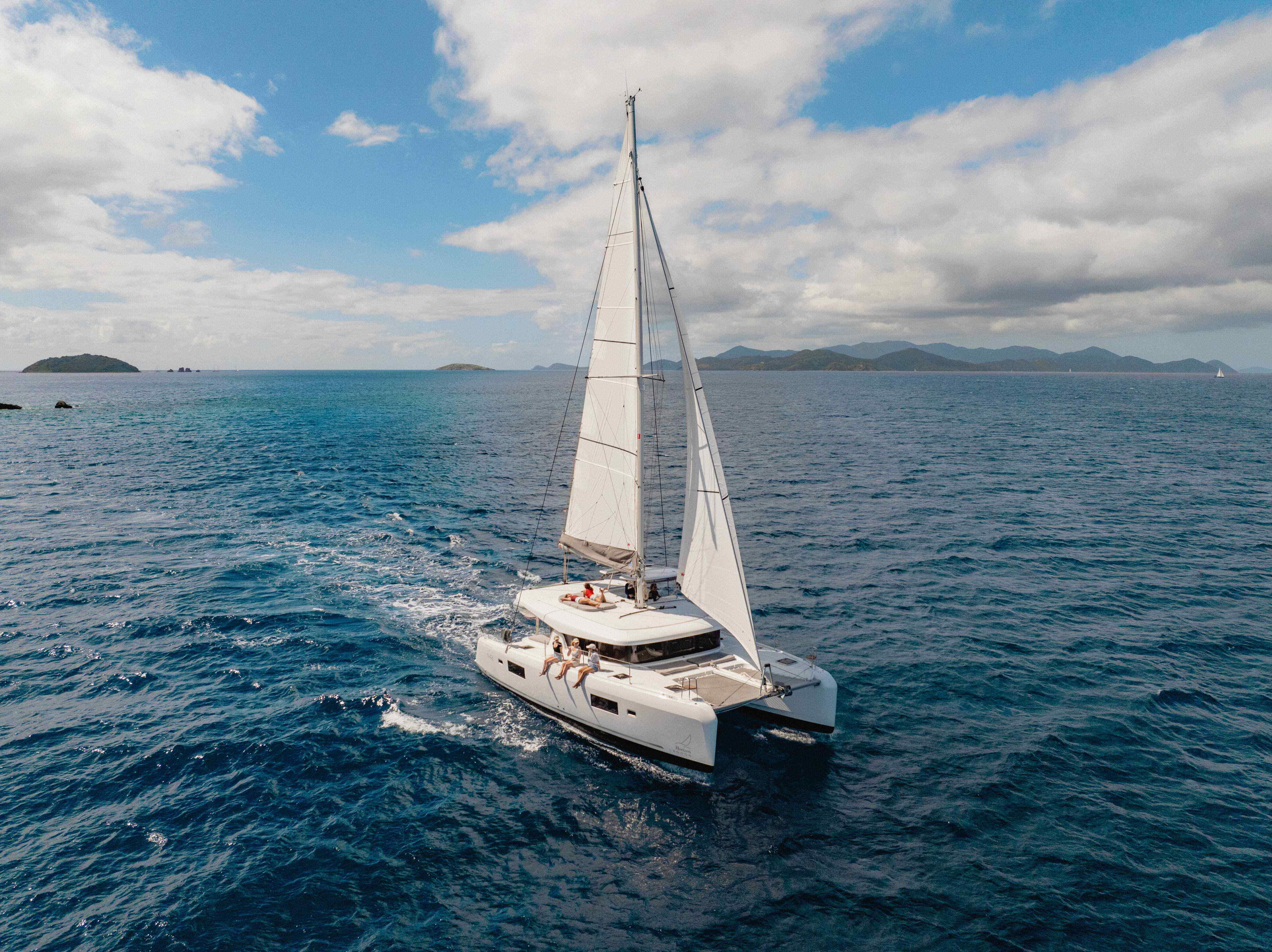 ISLAND RIFF, a 2025 Lagoon 42 available for charter in the British Virgin Islands.