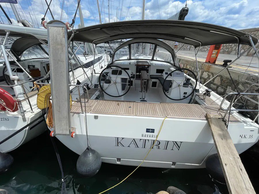 KATRIN, a 2020 Bavaria C45 Holiday available for charter in Greece.