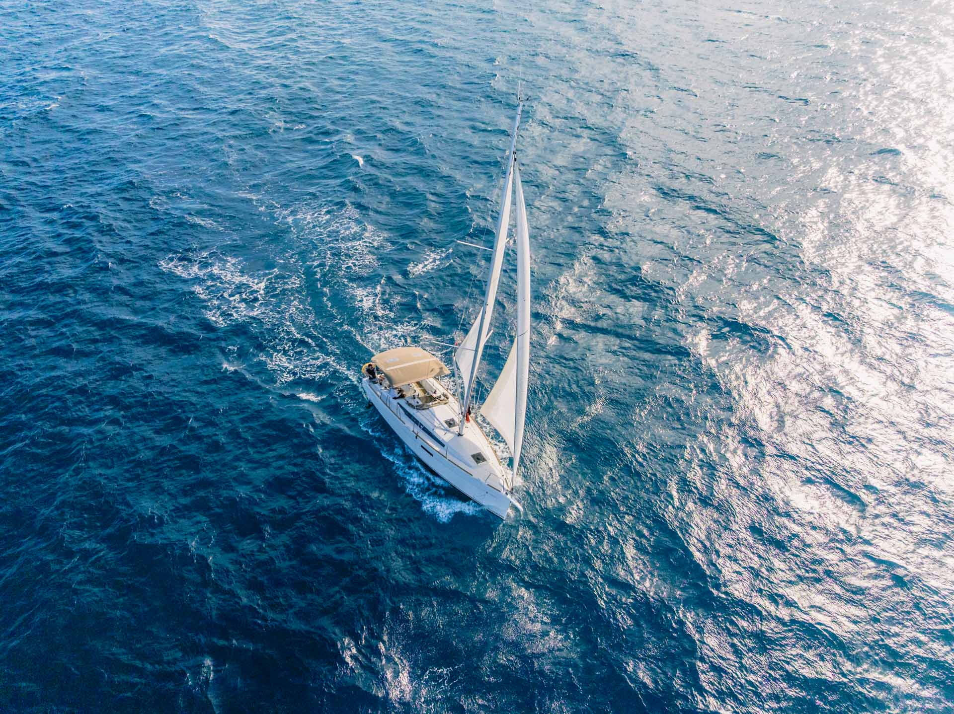 MINX, a 2024 Sun Odyssey 349 available for charter in the British Virgin Islands.