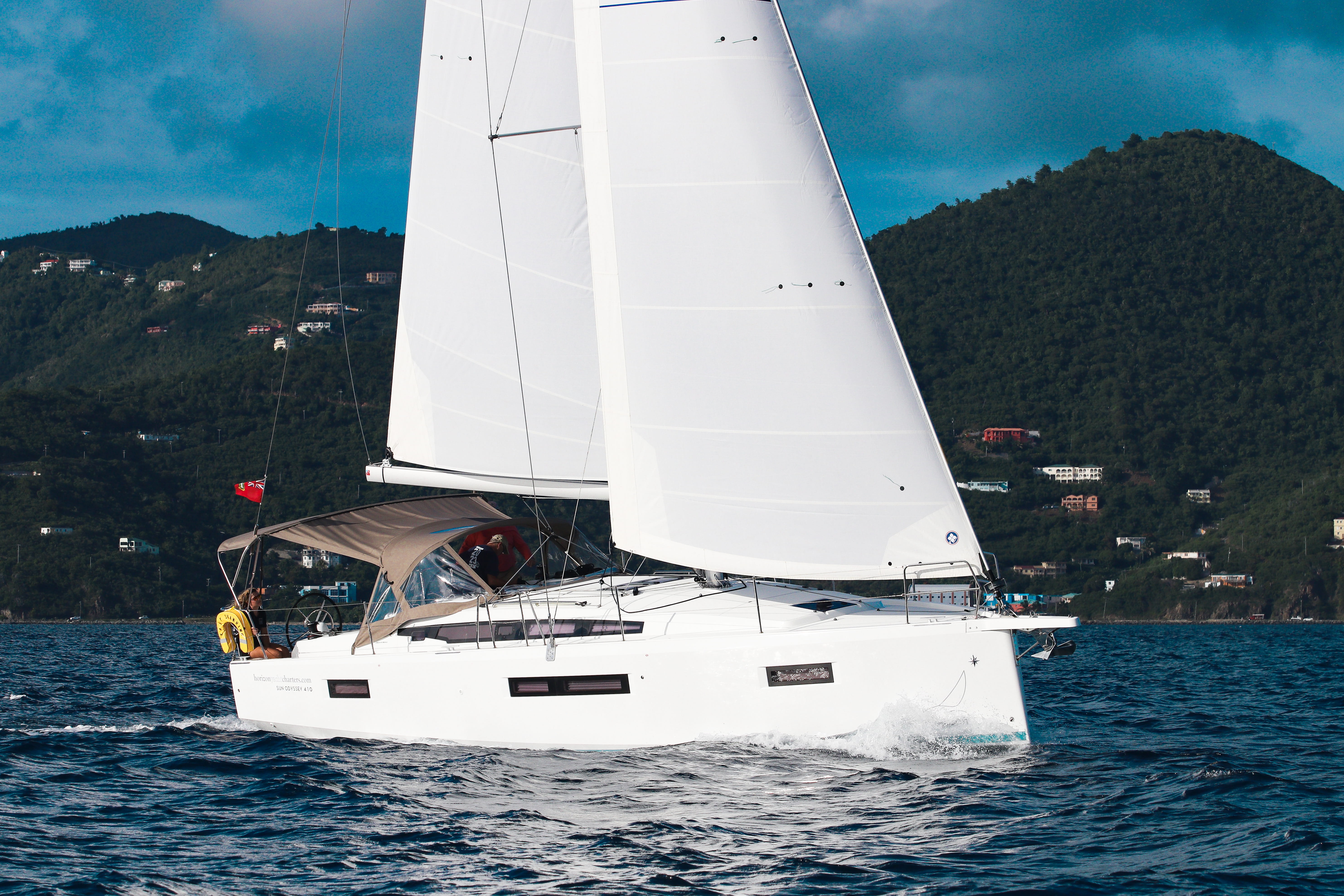 EASY SKANKING, a 2024 Sun Odyssey 410 available for charter in the British Virgin Islands.