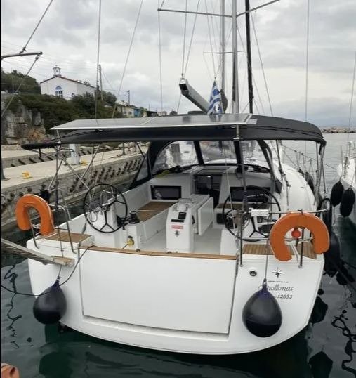 APOLLONAS, a 2020 Sun Odyssey 440 available for charter in Greece.