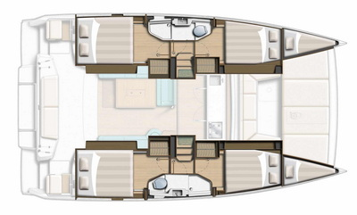 Layout for ROSE SUNSET V, a 2024 Bali Catsmart