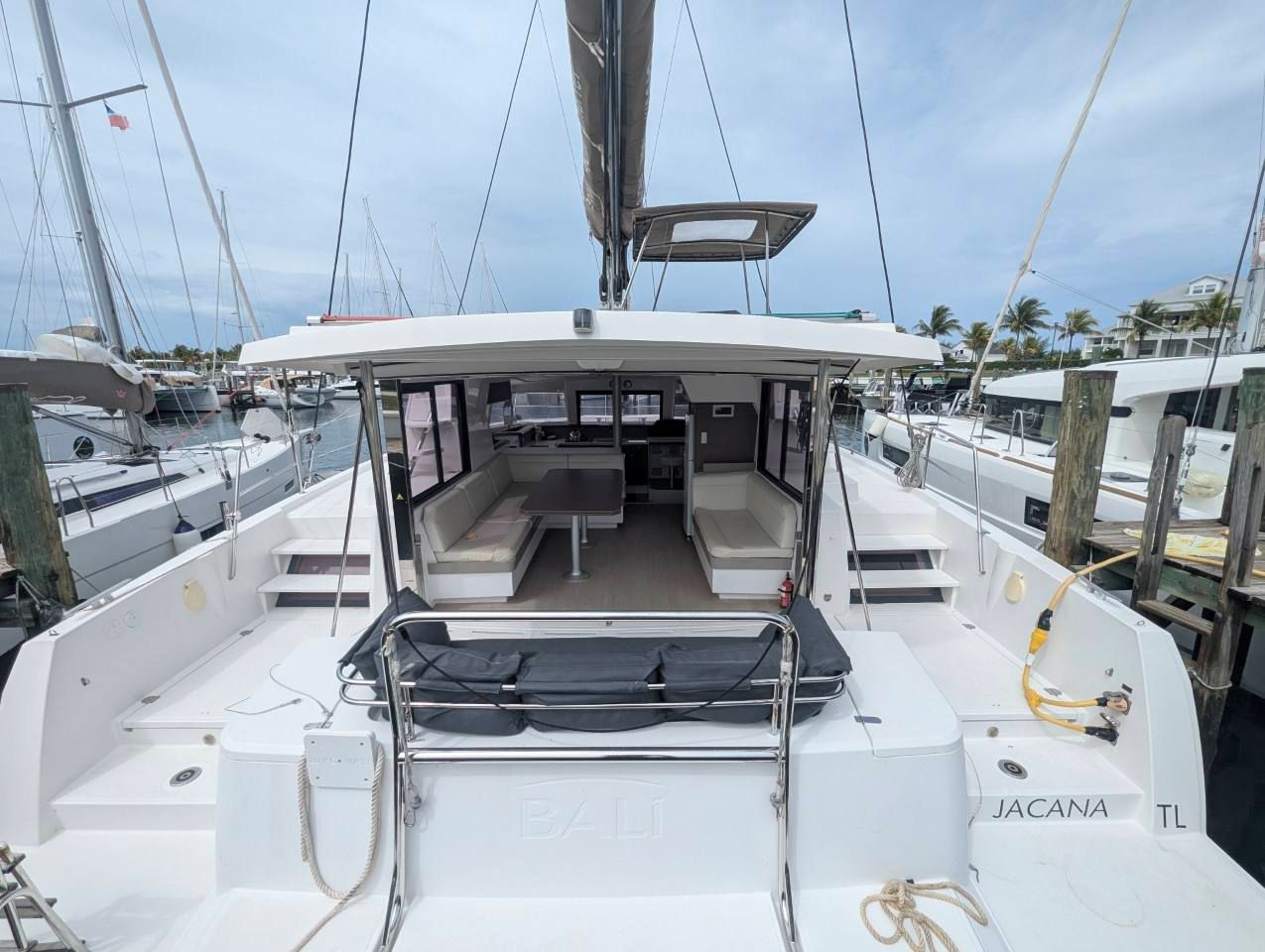 2020 Bali 4.1 'JACANA', available for bareboat charter in Exuma Bahamas