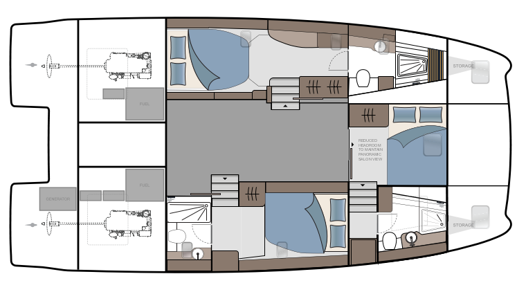 Layout for THIS IS IT, a 2023 Aquila 42