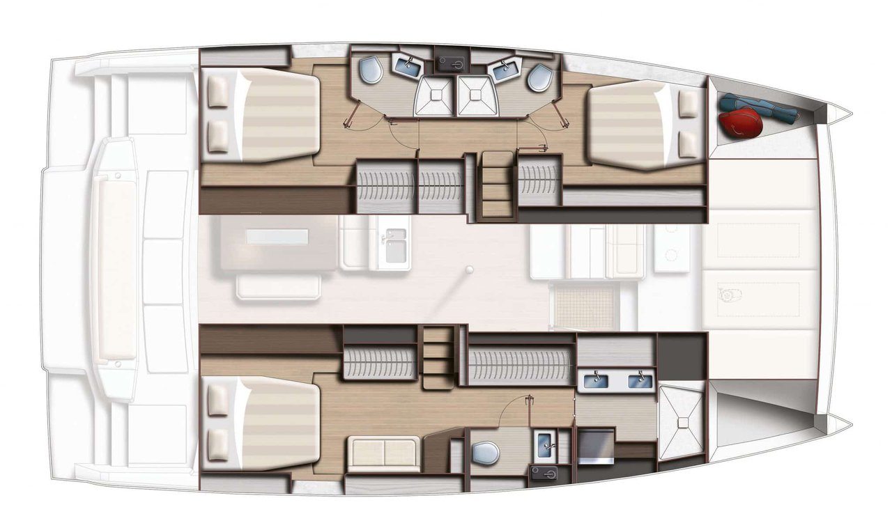 Layout for DARTABOUT, a 2023 Bali 4.6
