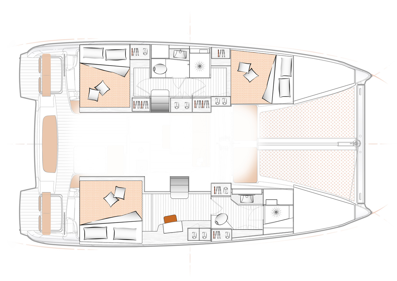 Layout for THE NAUTI SALESMAN, a 2026 Excess 11