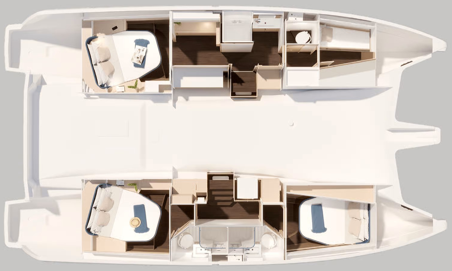 Layout for RIPPLE, a 2026 Fountaine Pajot FP 44 Maestro