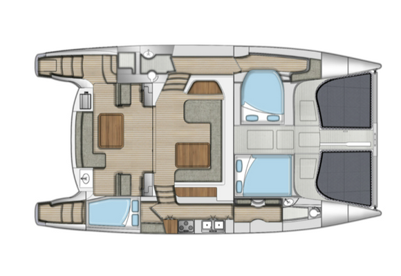 Layout for IMI OLA, a 2021 Seawind 1260