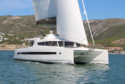 BLUE JAY_DB, a 2022 Bali 5.4 available for charter in the Exuma Bahamas.