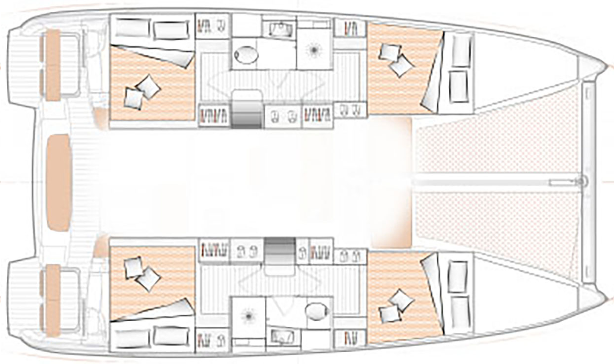 Layout for MALAOLAUR, a 2023 Excess 11