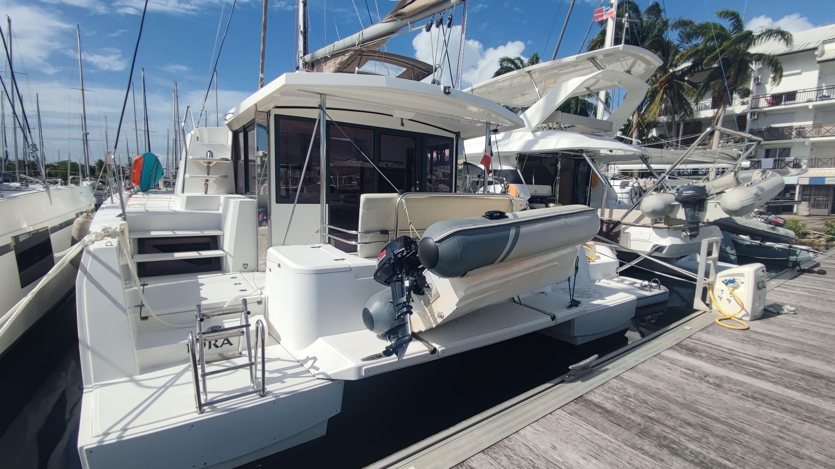 IORA, a 2020 Bali 4.1 available for charter in Guadeloupe.