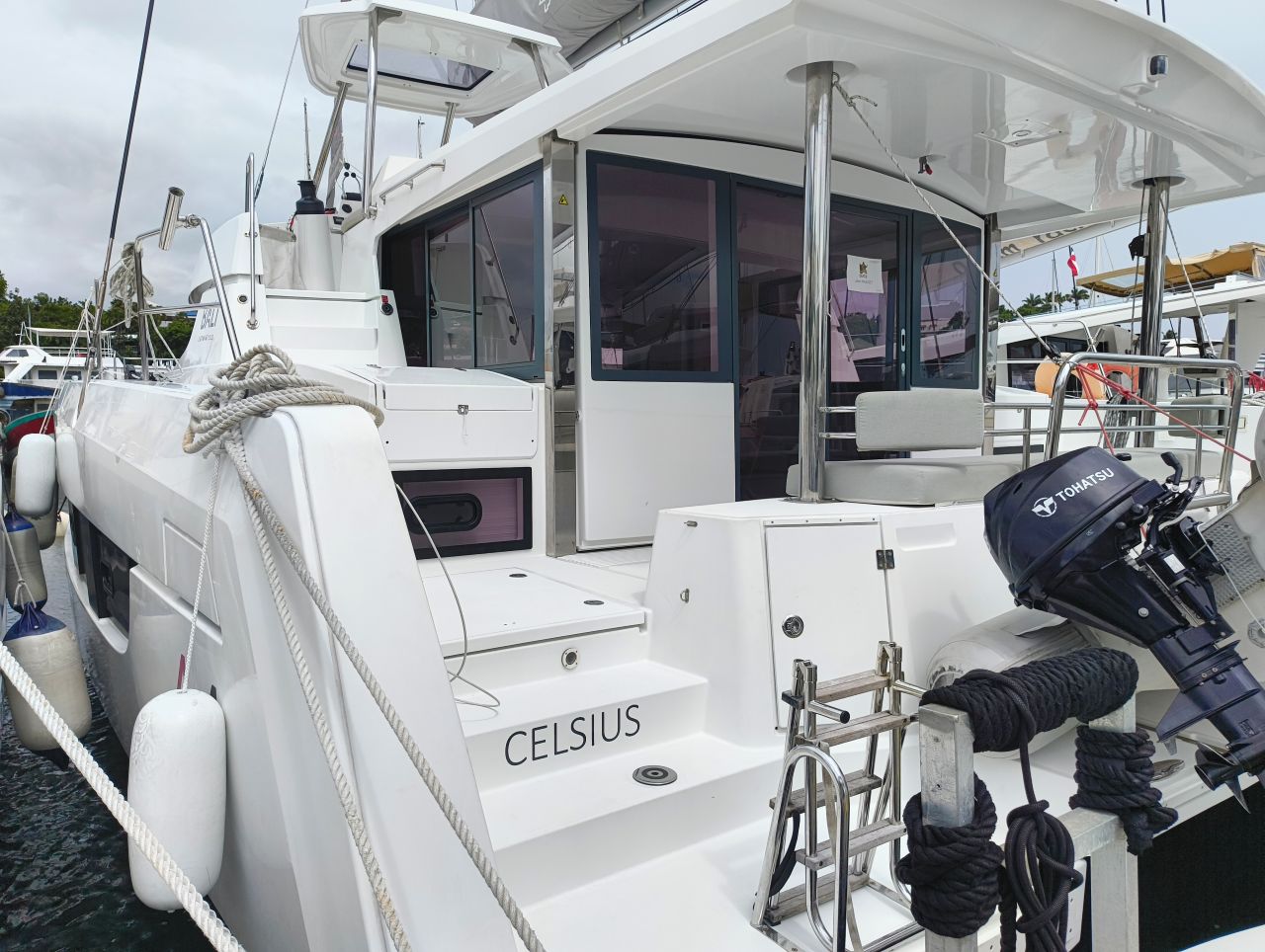 CELSIUS, a 2024 Bali 4.4 available for charter in Guadeloupe.