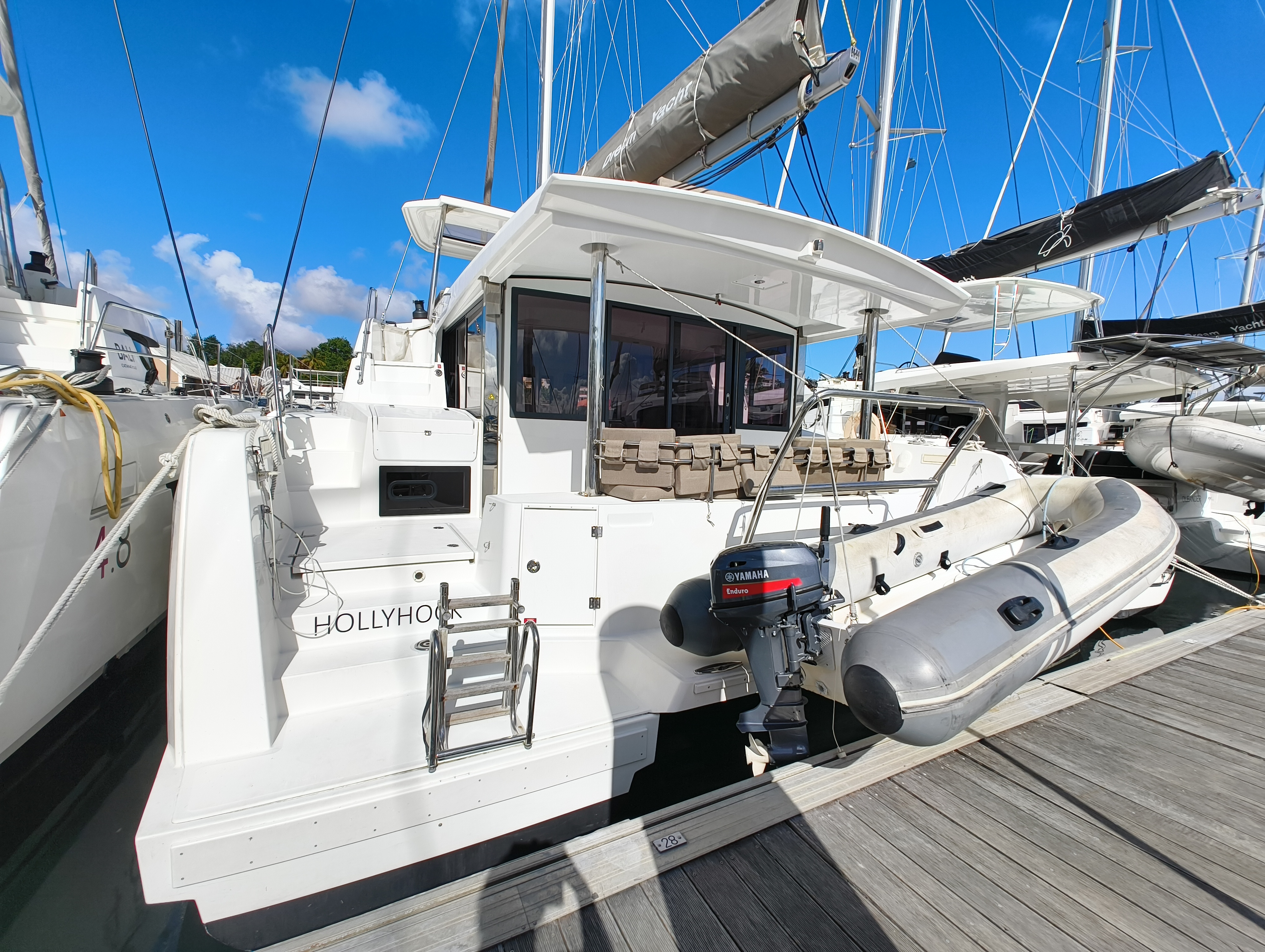 HOLLYHOCK, a 2024 Bali 4.4 available for charter in Guadeloupe.