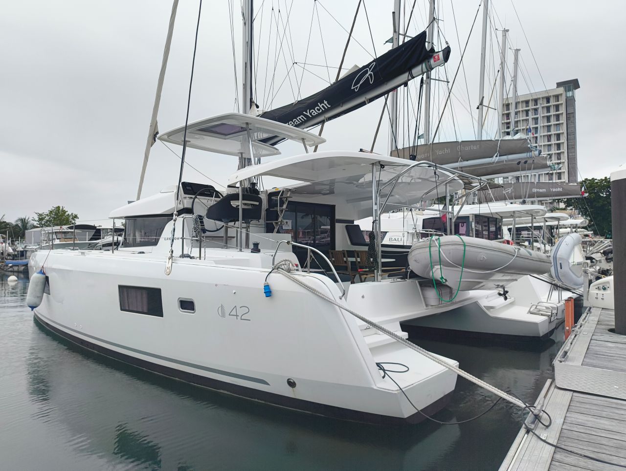 PERIWINKLE, a 2023 Lagoon 42 available for charter in Guadeloupe.