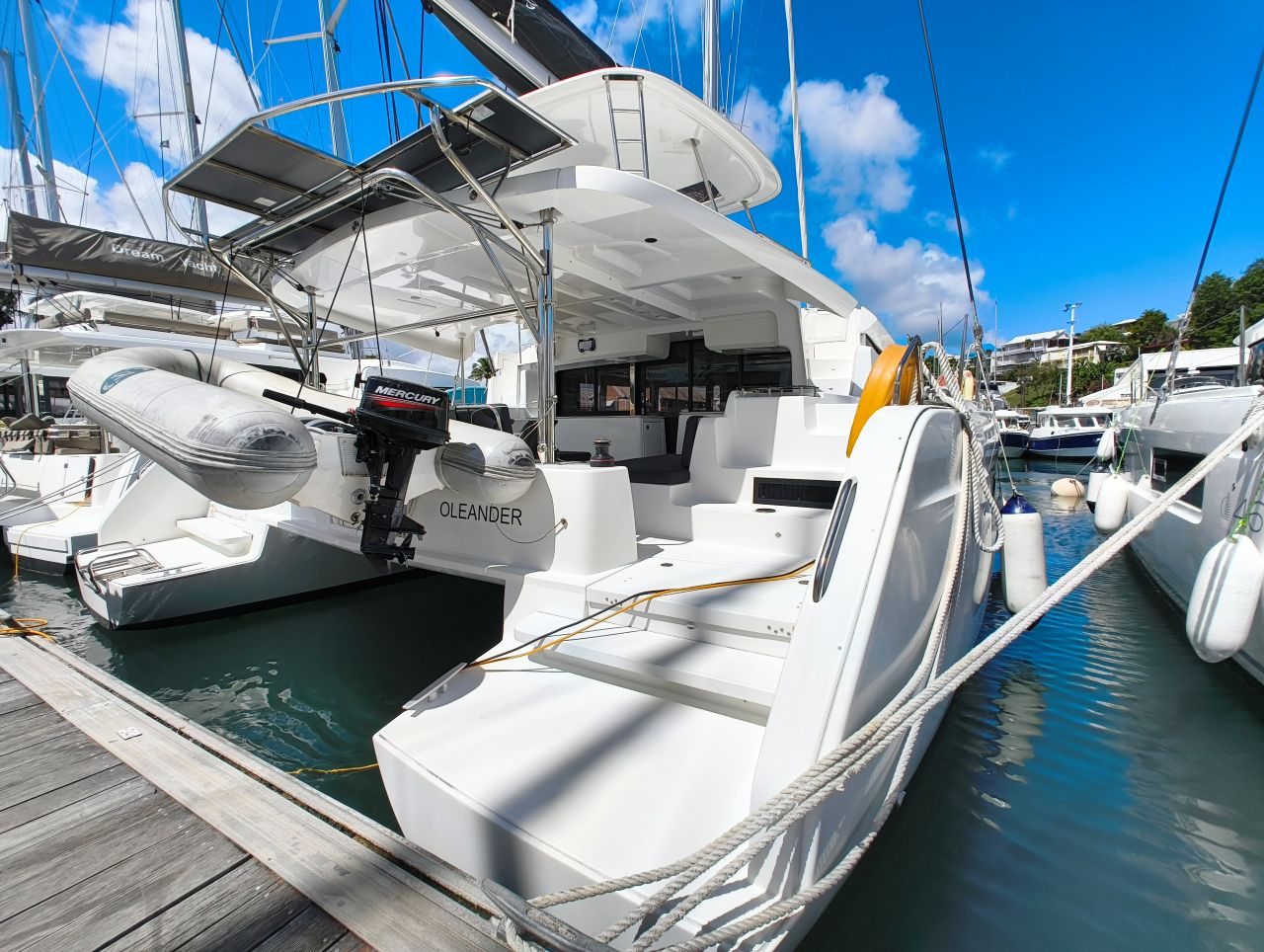 OLEANDER, a 2024 Lagoon 46 available for charter in Guadeloupe.