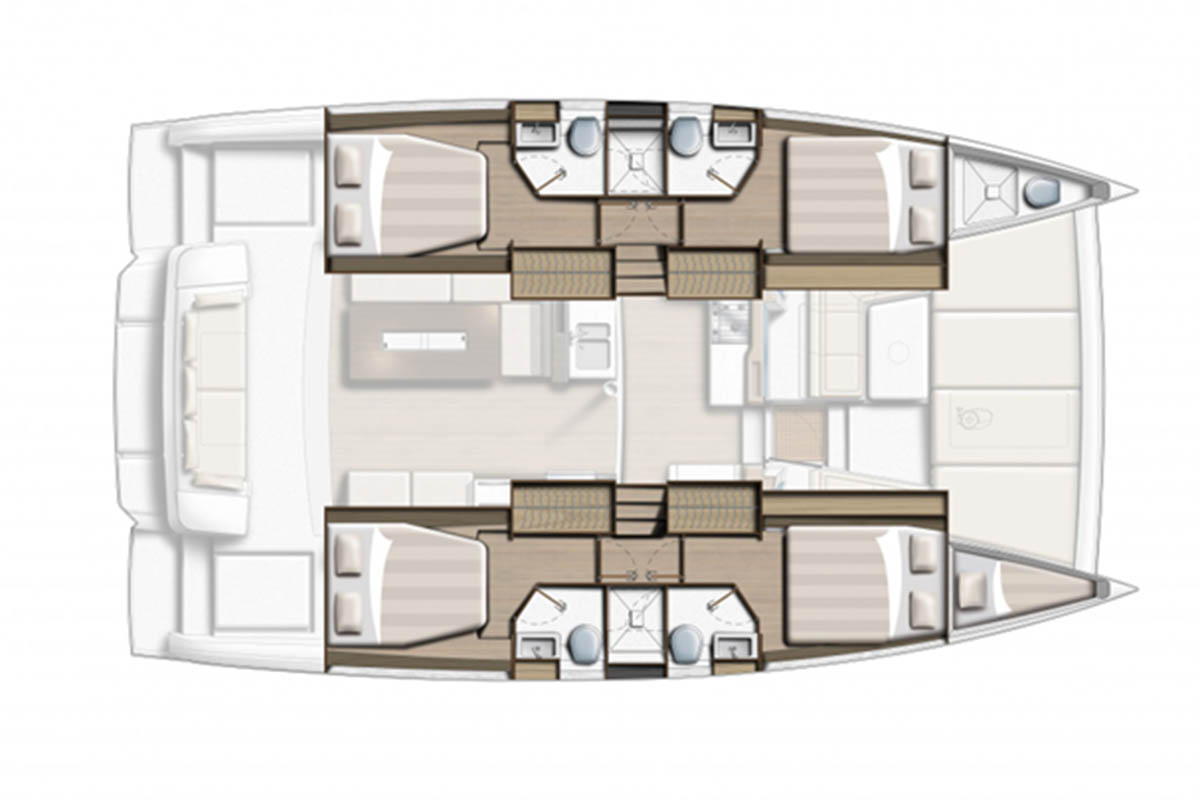 Layout for LIZZY, a 2023 Bali 4.2