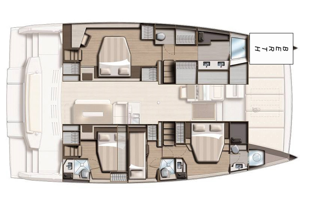 Layout for FREEDOM, a 2024 Bali 4.8